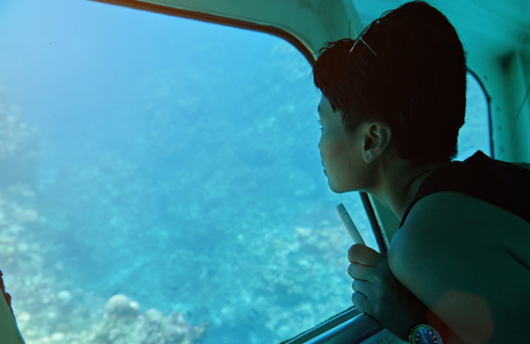 Gili Trawangan glass bottom boat