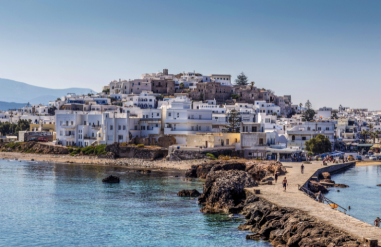 Naxos island view