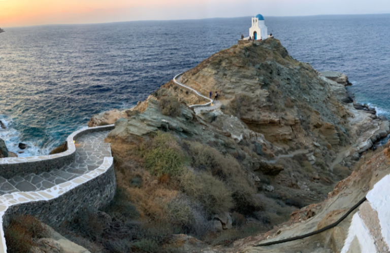 Sifnos church on cliff