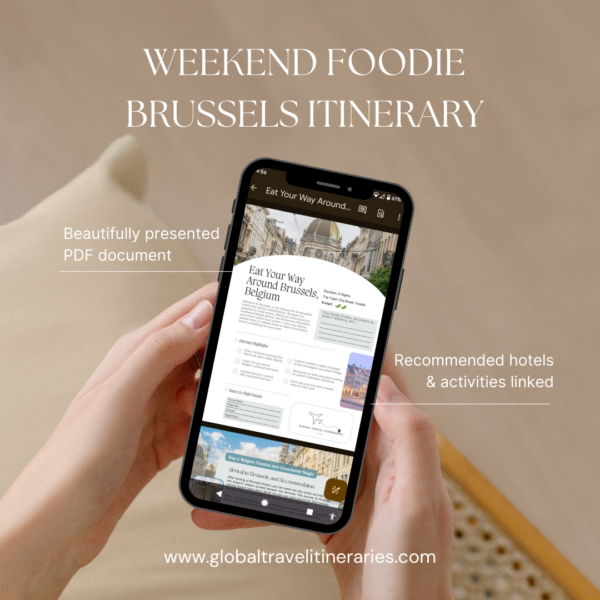 Brussels Foodie Travel Itinerary