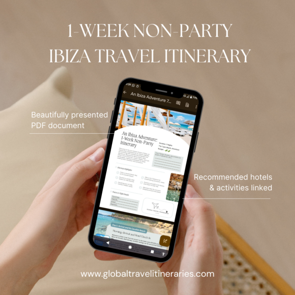 Ibiza travel itinerary