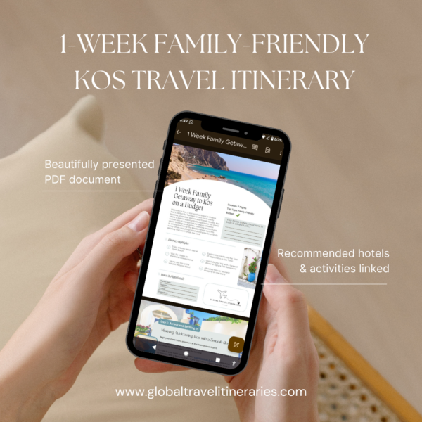 Kos family travel itinerary