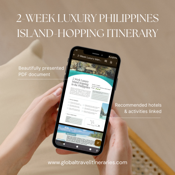 2 weeks island hopping itinerary in the Philippines