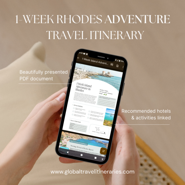 1 week rhodes travel itinerary