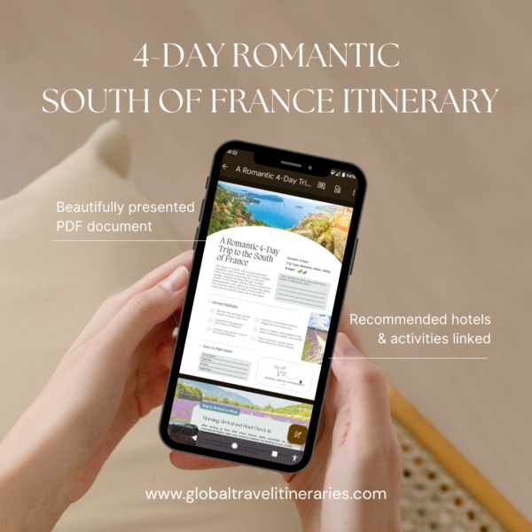 Long weekend south of france travel itinerary