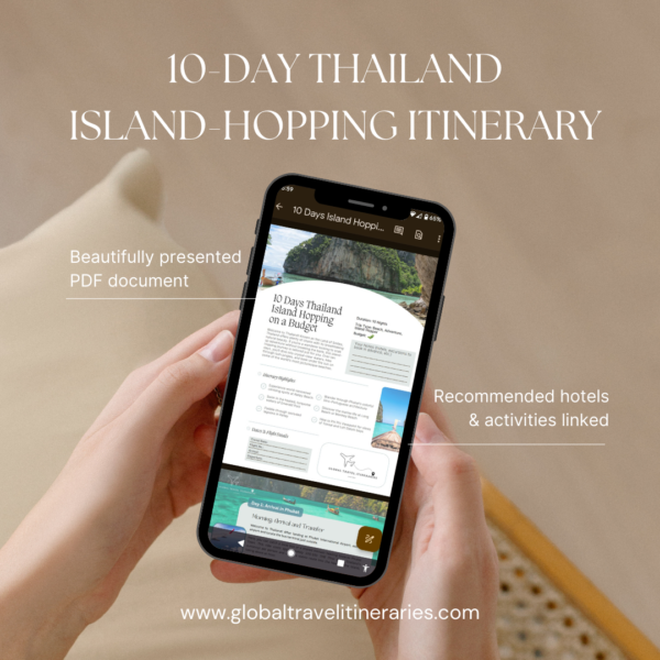 10 day Thailand travel itinerary on a budget