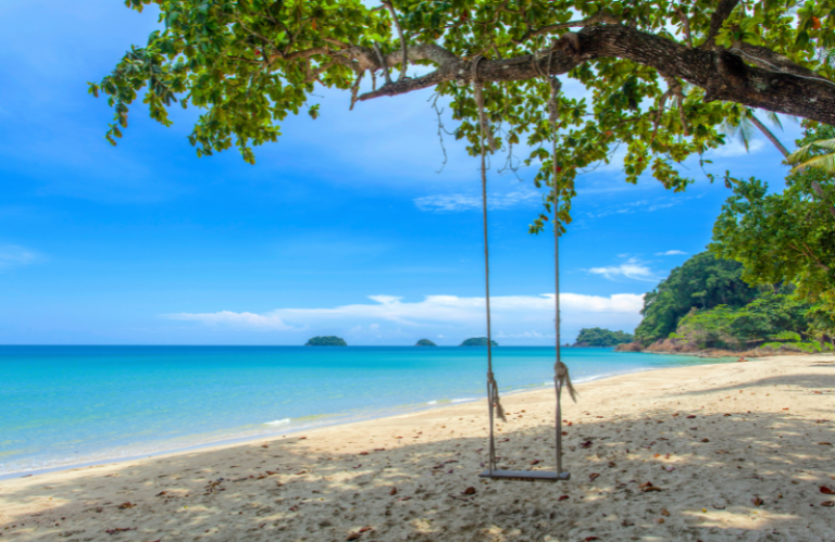 white sand beach koh chang