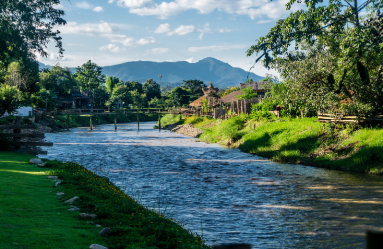 Pai river in thailand