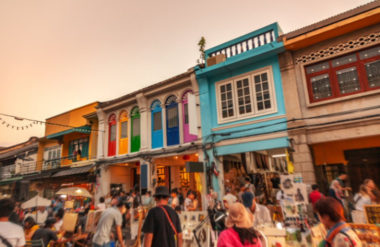 Phuket town in thailand