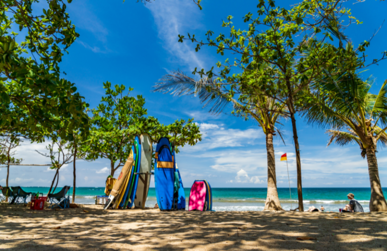 kuta beach bali surfboards