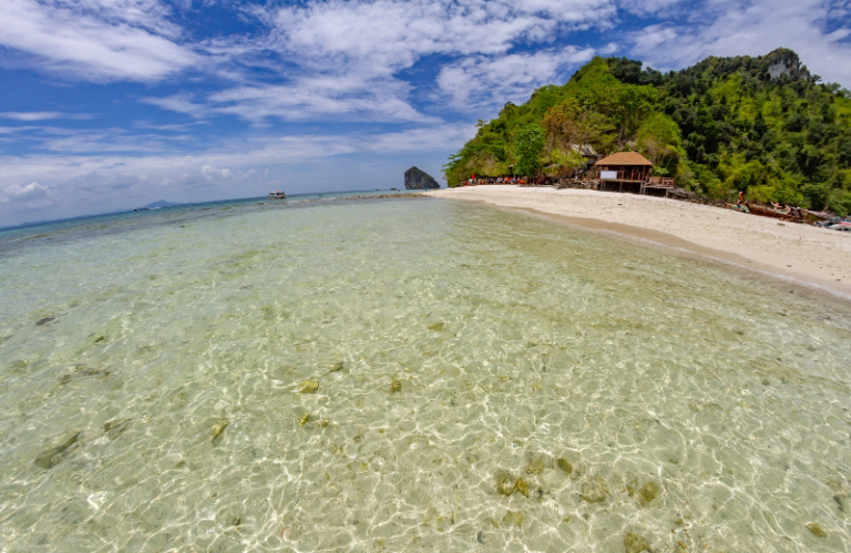 poda island beach in thailand