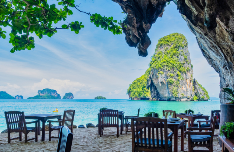 railay krabi beachside restaurant