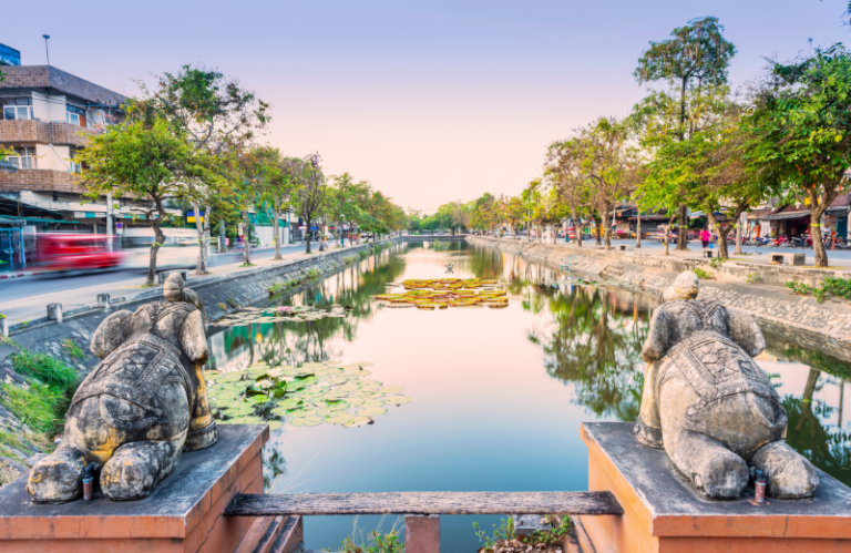 riverside chiang mai in thailand