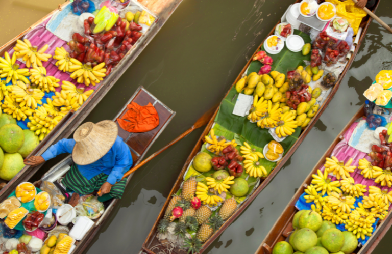 Bangkok floating market